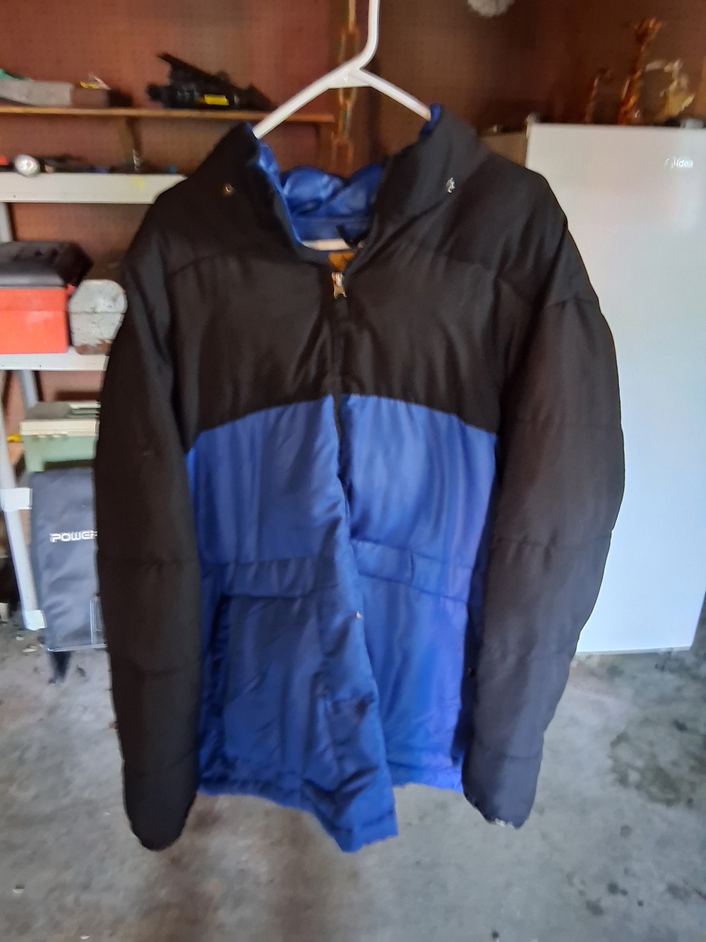 The Foundry Supply Co. Black and Blue Insulated Puffer Coat Size 3XL